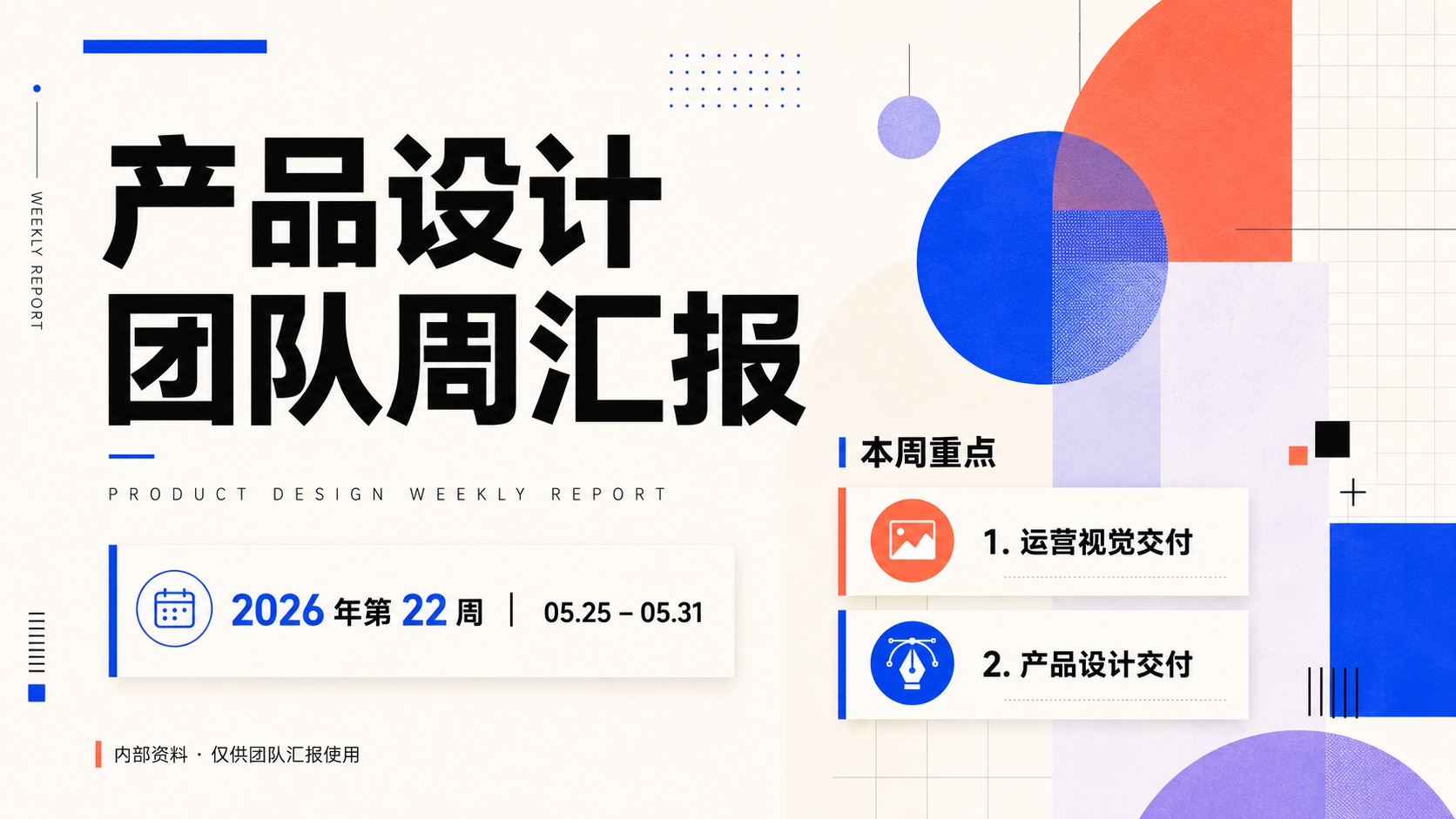 W22 团队周报封面