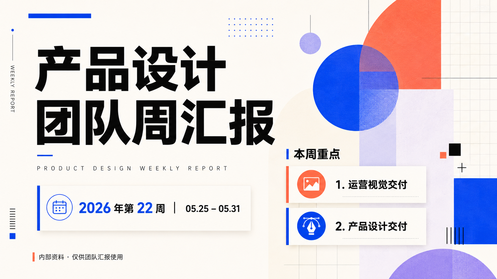 W22 团队周报封面