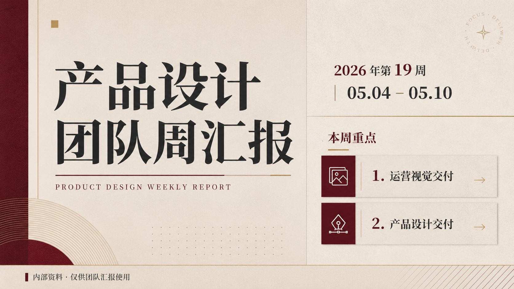 W23 团队周报封面